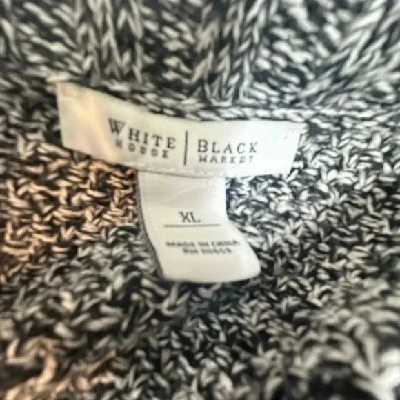 White House Black Market Gray Sweater Shrug - Picture 8 of 9